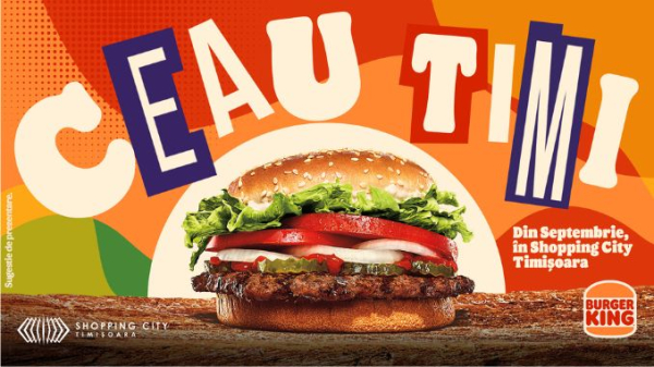 Burger King deschide un nou restaurant în Shopping City Timișoara